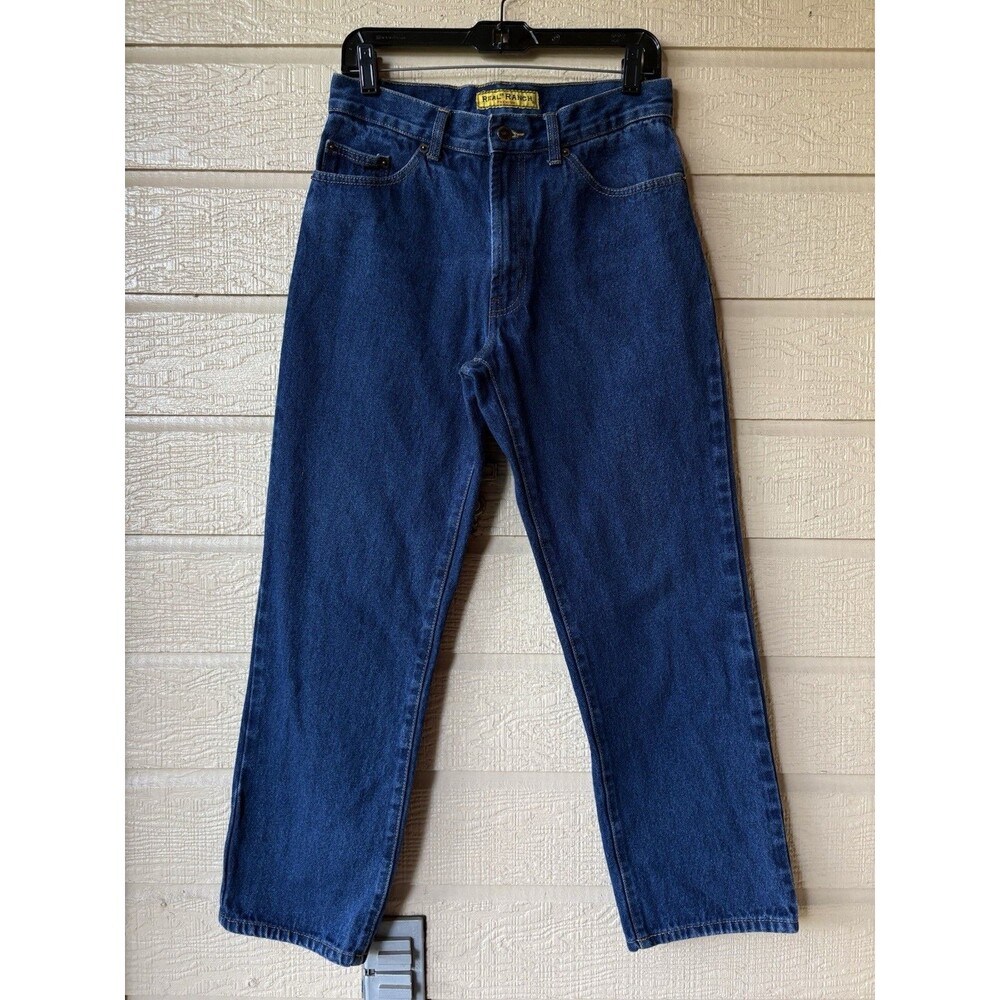 Real Ranch mens Dark Navy Denim Jeans size 31 x 30 (actual inseam 29 inches)